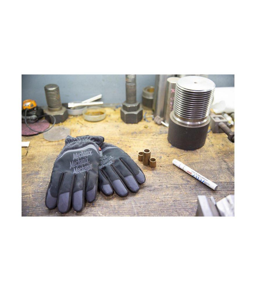 Mechanix Wear Grey Size M Insulation, Cuff and Palm Reusable Winter Gloves in Grey and Black 