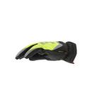 Mechanix Wear Black Plastic Palm, Synthetic Fiber and Synthetic Leather Reusable Cut Resistant Winter Gloves in Black and Hi-Viz Yellow 