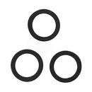 MX REPLACEMENT GASKETS. 2-1/2. 3 PIECES. 