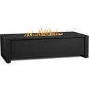 Keenan 52" Rectangle Propane Fire Table in Black by Real Flame 