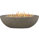 Riverside Large Oval LP Fire Bowl in Glacier Gray by Real Flame 