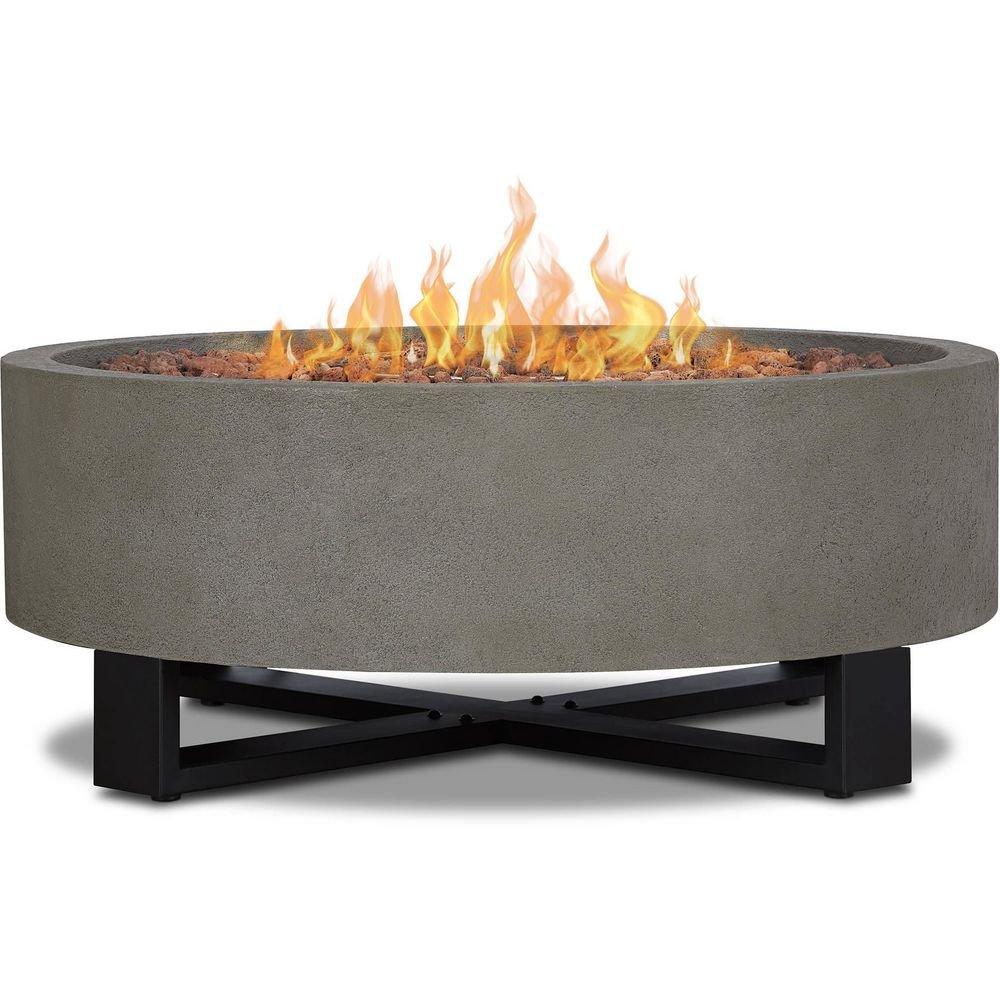 IDLEDALE LP FIRE BOWL BY REAL FLAME 