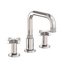 Two Handle Widespread Bathroom Sink Faucet in Polished Nickel - Natural
