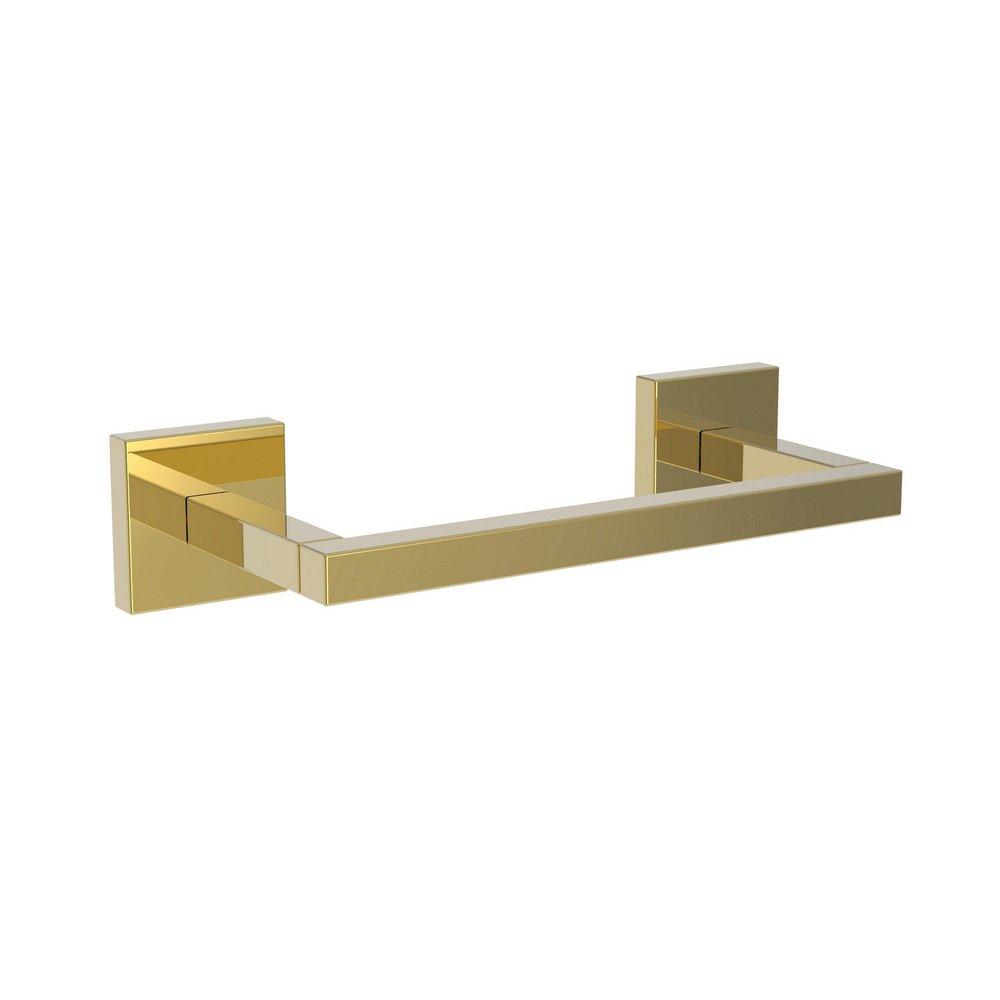 DOUBLE POST TOILET TISSUE HOLDER POLISHED GOLD PVD CUBE 2 PPGO 