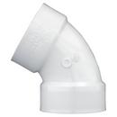 White PVC DWV 60&deg; Elbow 