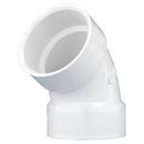 White PVC DWV 60&deg; Elbow 