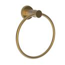 Round Closed Towel Ring in Satin Bronze