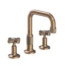 Widespread Bathroom Sink Faucet in Antique Brass 