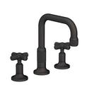 Newport Brass Flat Black Two Handle Widespread Bathroom Sink Faucet 