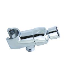Metal Shower Bracket Assembly in Polished Chrome