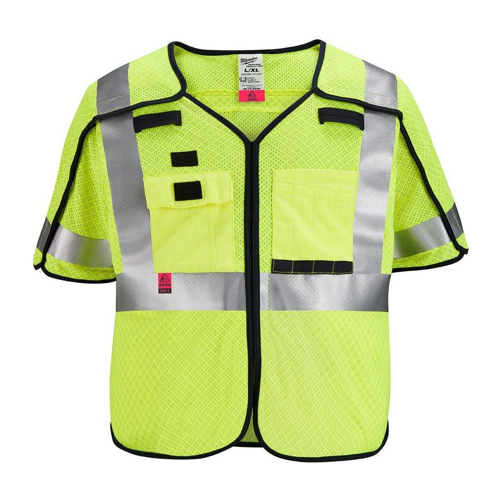 CAT 1 CL 3 AR BREAK AWAY VEST 2XL/3XL - YLW 