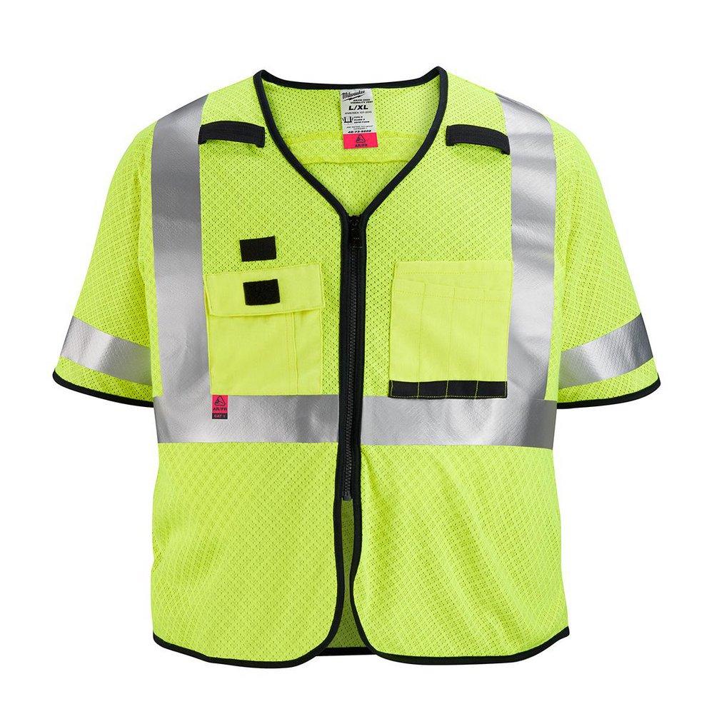 CAT 1 CL 3 AR VEST L/XL - YLW 