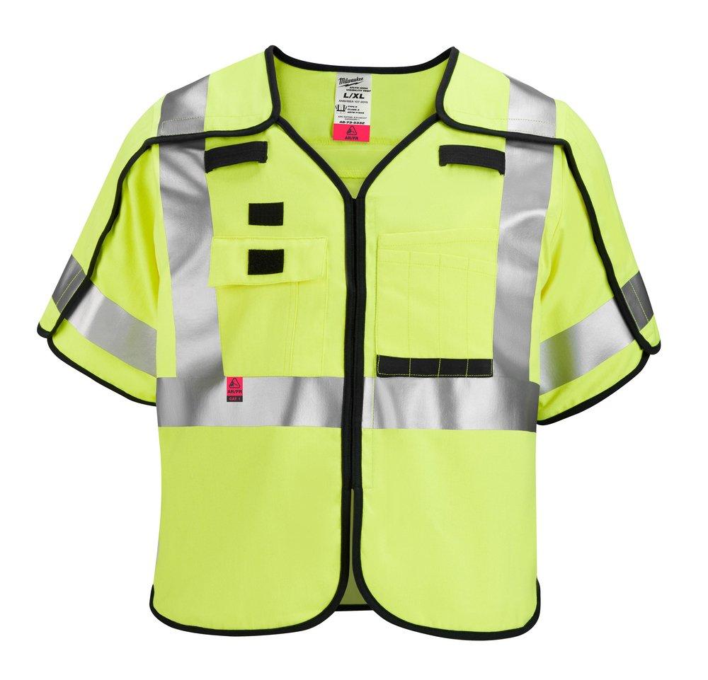 CAT 2 CL 3 AR BREAK AWAY VEST 4XL/5XL - YLW 