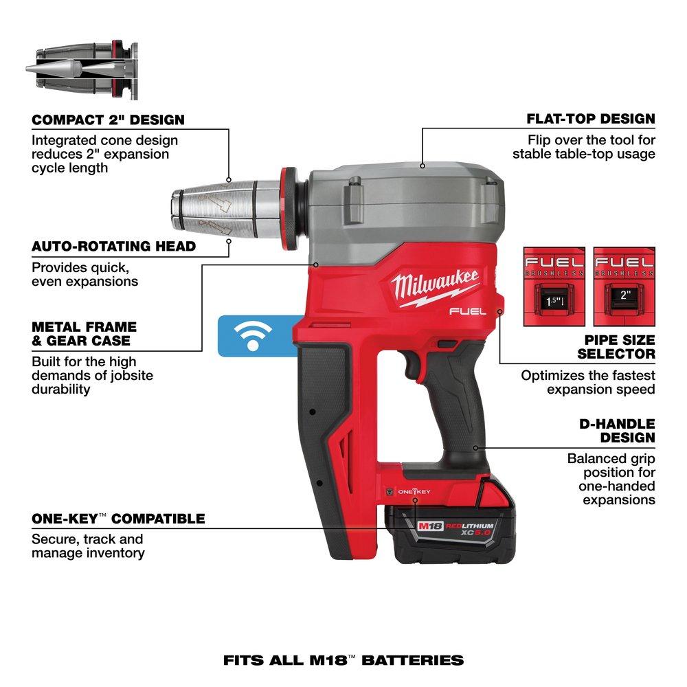 M18 FUEL 1-1/4-2 in. ProPEX Expander Kit 