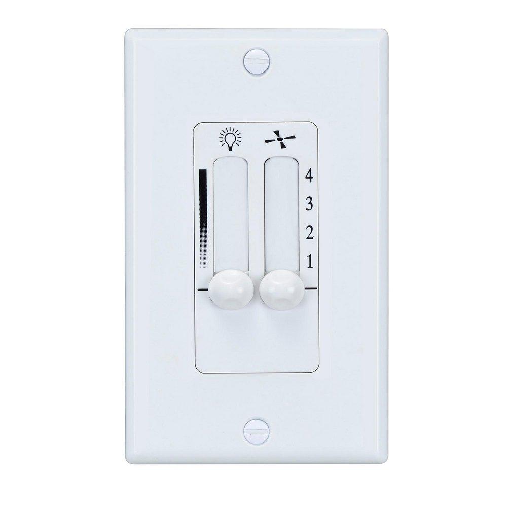 4-Speed Dual Slide Wall Control with Full Range Light Dimming 