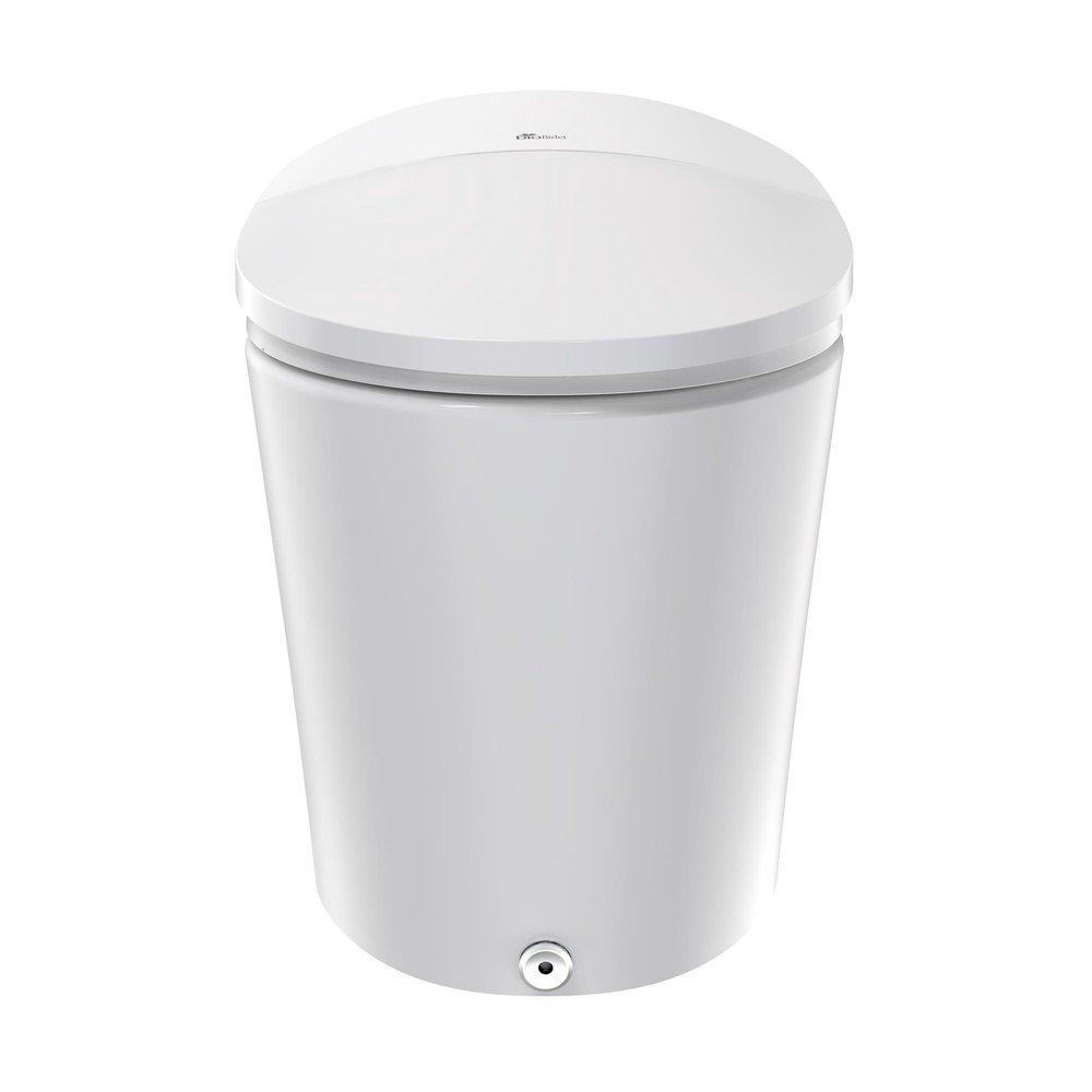 Bemis White 1.28 gpf Elongated One Piece Toilet 