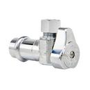 1/2 x 3/8 in. Press x Compression Angle Supply Stop Valve in Chrome
