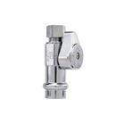 BrassCraft Chrome Press x Compression Straight Supply Stop Valve in Chrome 