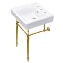 Kingston Brass Brushed Brass Consoles Bathroom Sink 