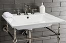 EDWARDIAN 25 WIDE CONSOLE SINK SET 