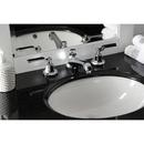 WHITAKER 1.2 GPM DECK MOUNTED WIDESPREAD BATHROOM FAUCET WITH POP-UP DRAIN ASSEMBLY 