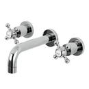 METROPOLITAN 1.2 GPM WALL MOUNTED WIDESPREAD BATHROOM FAUCET 
