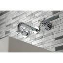 METROPOLITAN 1.2 GPM WALL MOUNTED WIDESPREAD BATHROOM FAUCET 