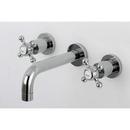 Kingston Brass Polished Chrome Two Handle Widespread Bathroom Sink Faucet 