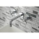 Kingston Brass Polished Chrome Two Handle Widespread Bathroom Sink Faucet 