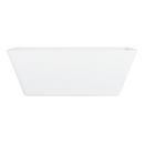 Signature Hardware White 63-5/8 x 28-1/2 in. Freestanding Bathtub with Offset Drain 