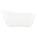 Signature Hardware White 66 x 28 in. Freestanding Bathtub with End Drain 