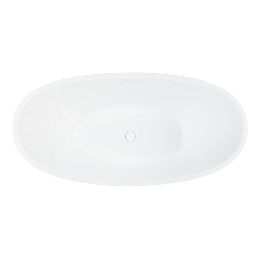 Signature Hardware White 60 x 30 in. Freestanding Bathtub 