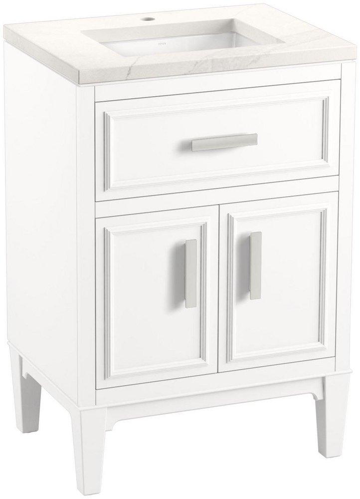 KOHLER White 22-7/8 in. Floor Mount Vanity 