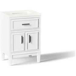 22-7/8 in. Floor Mount Vanity in White