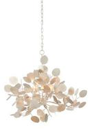 25-1/2 in. 60W 1-Tier 6-Light Chandelier in Contemporary Silver Leaf