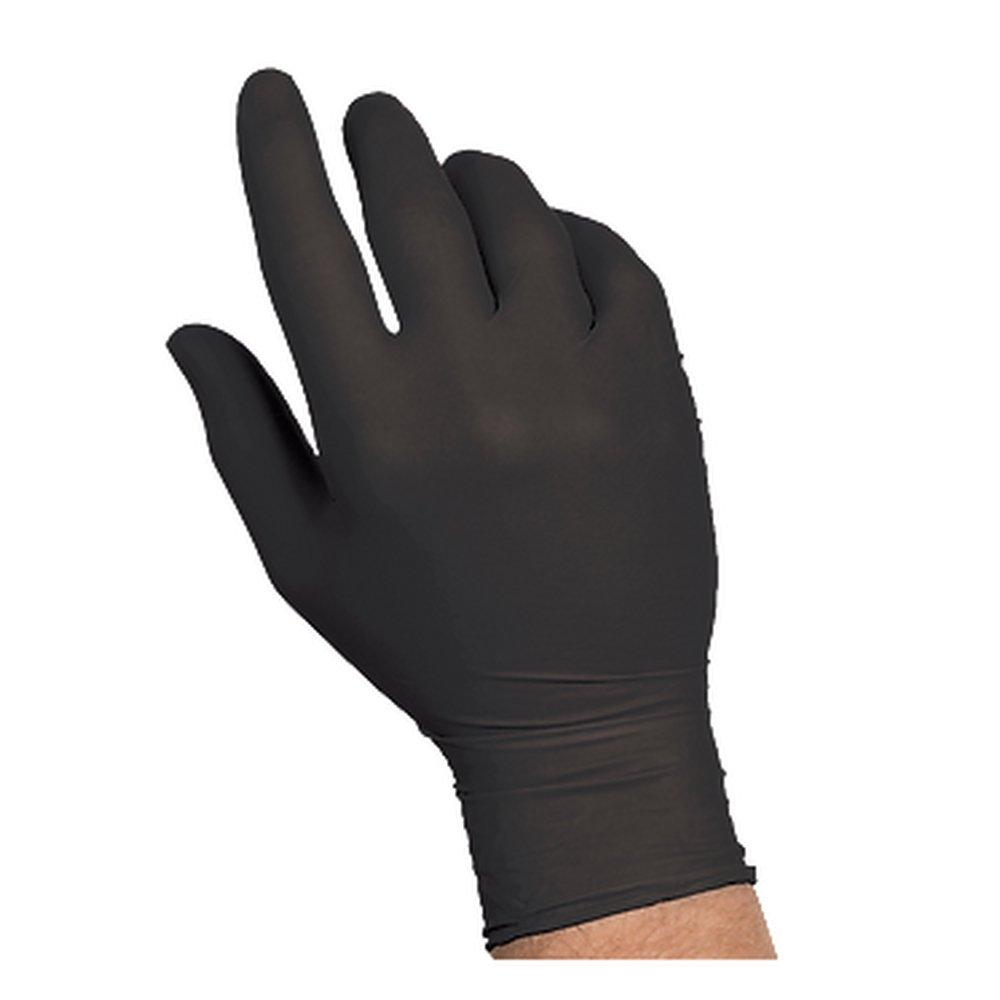 Kerrtas Marketing Black 5 mil Nitrile Disposable Gloves in Black (Box of 100) 