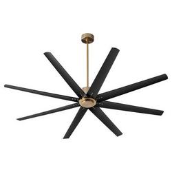 72 in. 8-Blade Indoor Ceiling Fan in Aged Brass