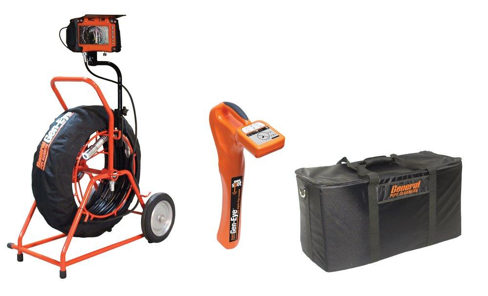 General Pipe Cleaners Orange Inspection Camera and Cable/Pipe Locator 