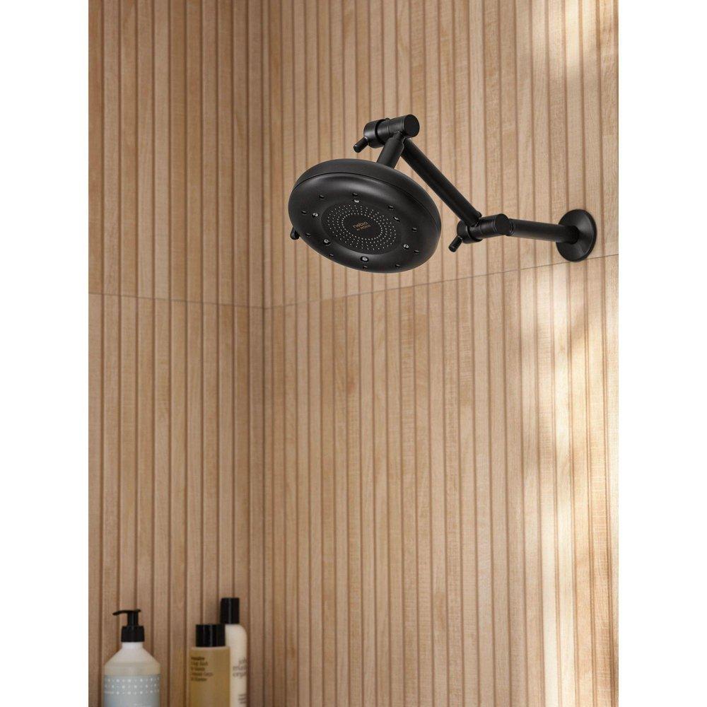 MATTE BLACK SHOWER ARM 