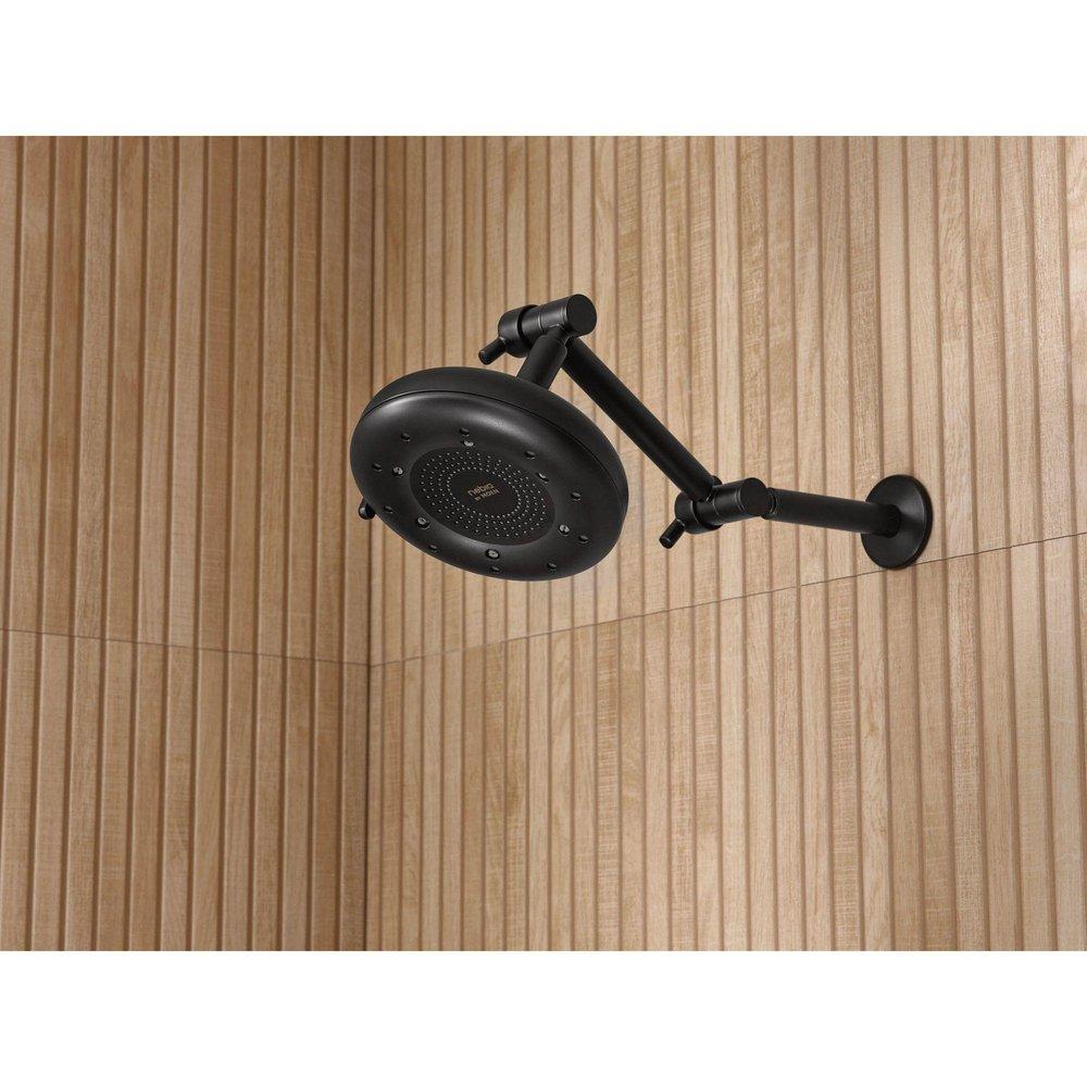 MATTE BLACK SHOWER ARM 