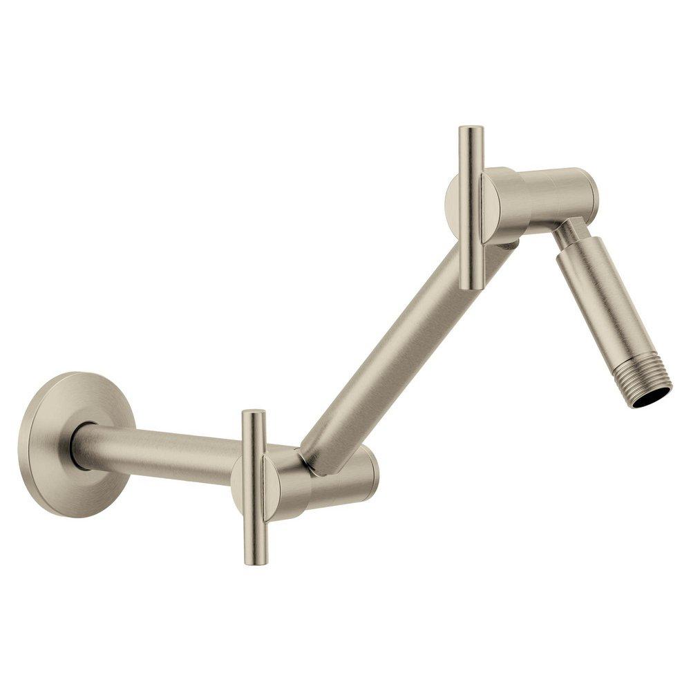BRUSHED NICKEL SHOWER ARM 