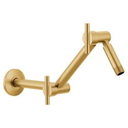 Adjustable Shower Arm in Brushed Gold