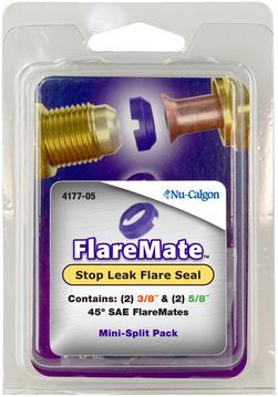 Mini-Split Stop Leak Flare Seal Pack - (2) 1/4 in. and (2) 3/8 in.