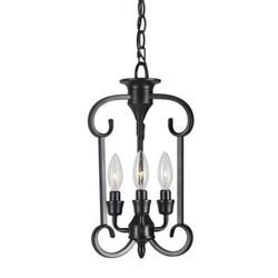 60W 1-Light E26 Medium A19 Pendant in  Oil Rubbed Bronze