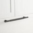 Signature Hardware Matte Black Brass Appliance Pull in Matte Black 