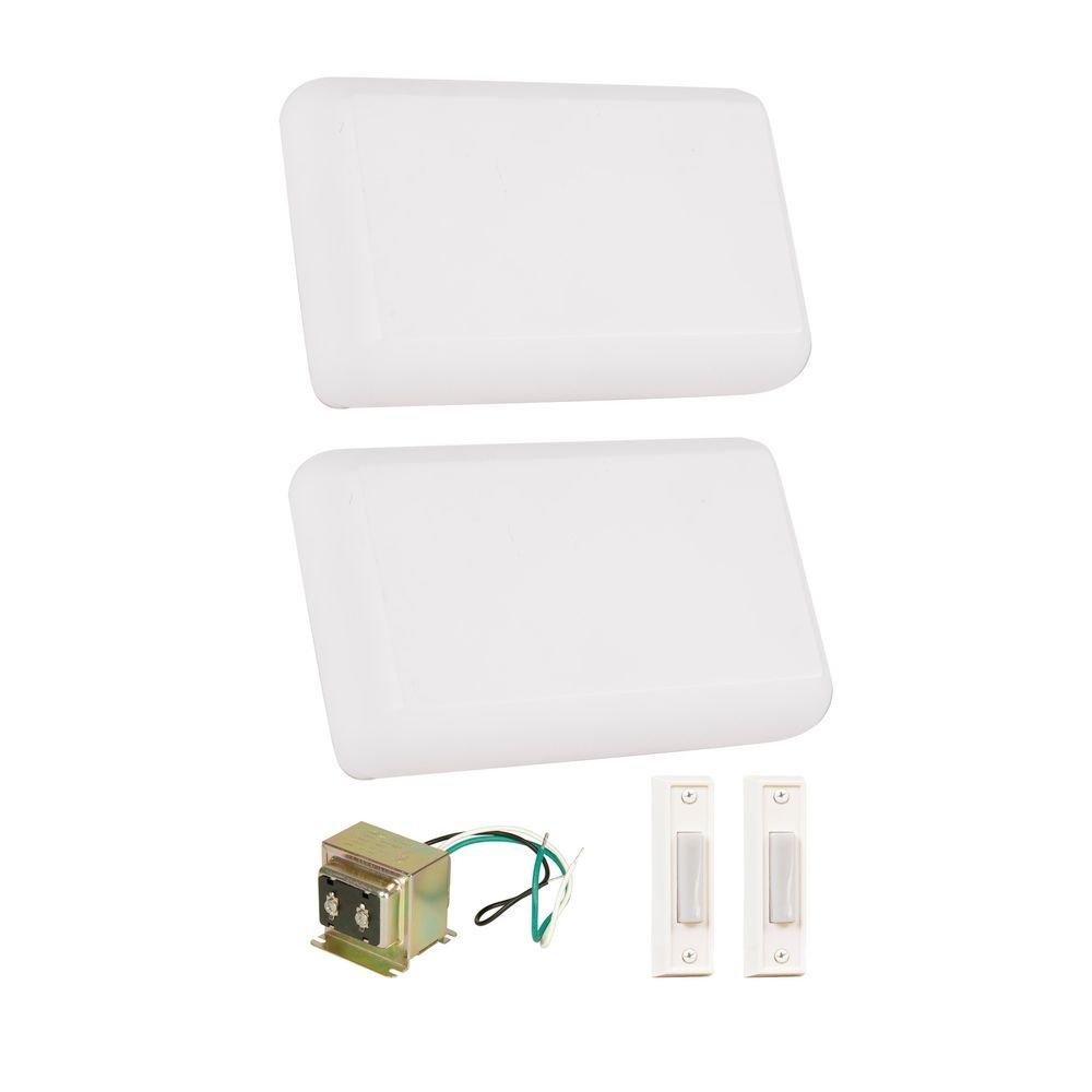 2 Chime Builder Kit with 2 Lighted Buttons and Transformer 