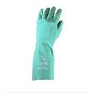 XL Size Flock-Lined Glove with Chemical Resistance in Bisque