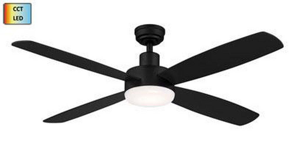 AERIS MATTE BLACK LED CEILING FAN 
