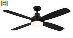 52 in. 4-Blade Indoor Ceiling Fan in Matte Black