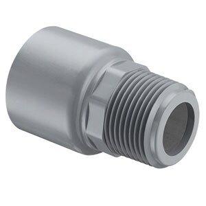 Spears&reg; Manufacturing Company Grey MIPT x Socket Weld Schedule 80 CPVC Adapter 